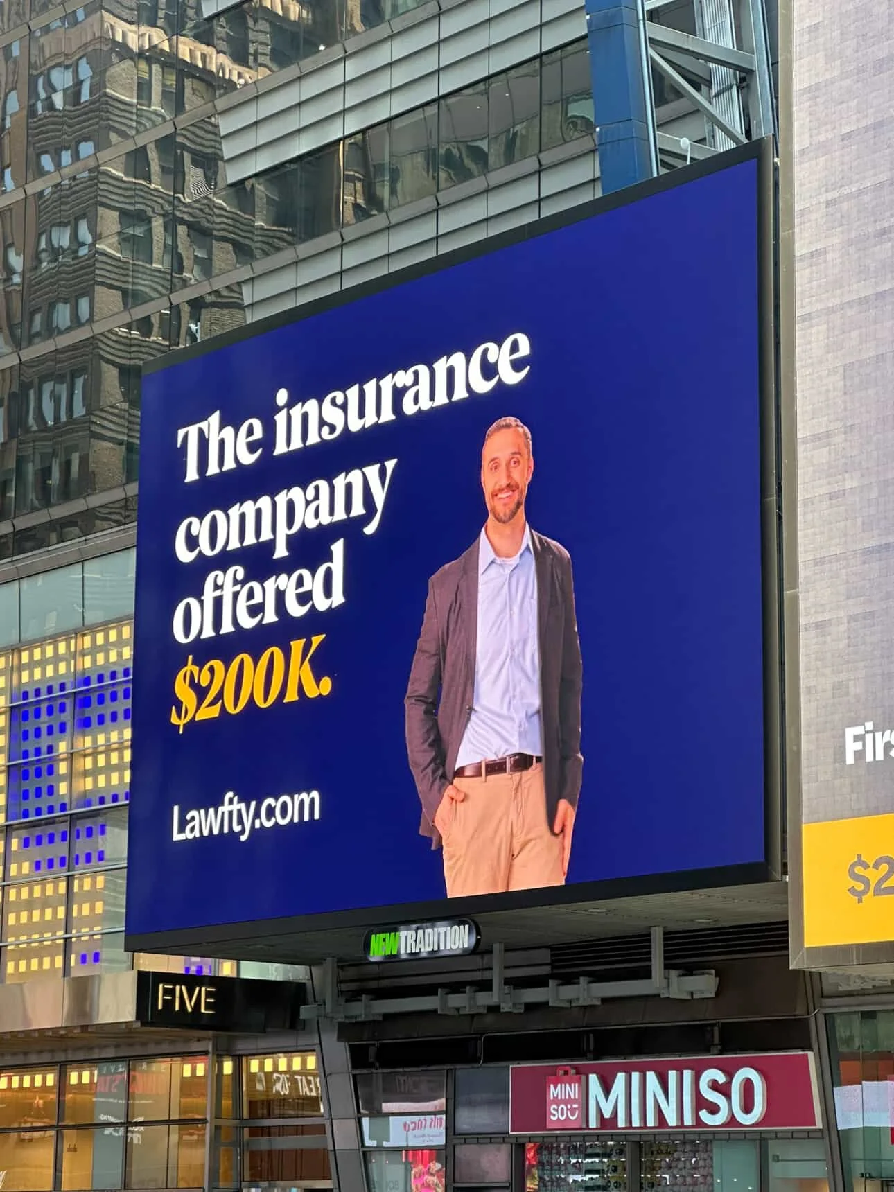 Look up!  Jeff is in Times Square!