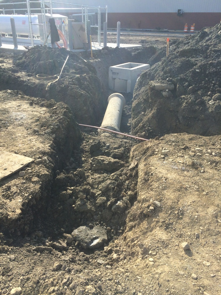 B J's - Water Line Over Storm Sewer