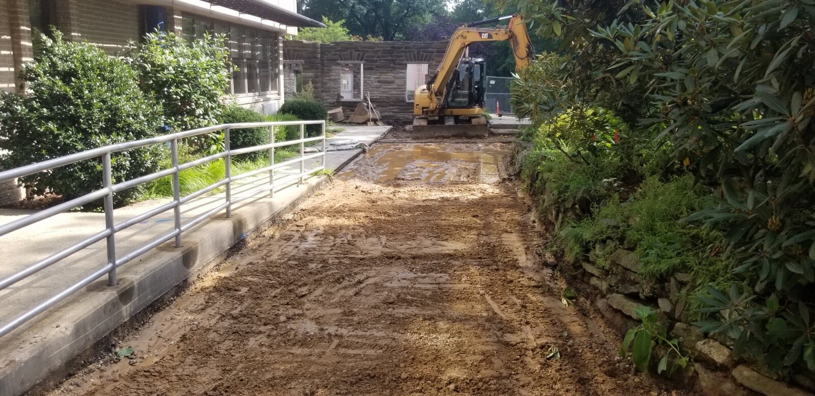 Excavate For New Bio Pond