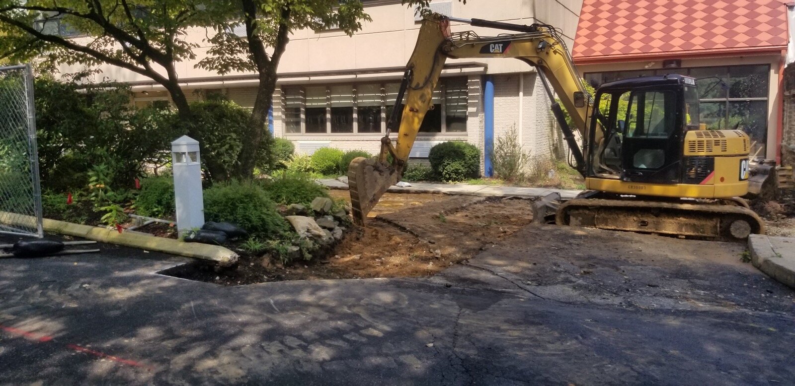 Excavate For New Curb