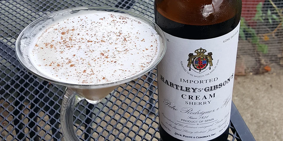 #100DaysOfCocktails - Day 25 - Sherry Flip