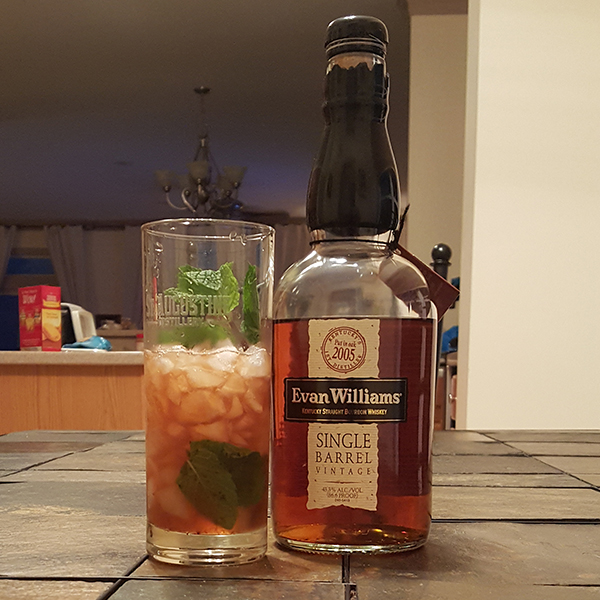 Bourbon...mint...strawberry...what could go wrong?
