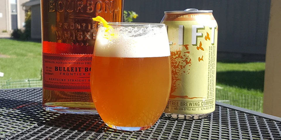 #100DaysOfCocktails - Day 39 - Maple Bourbon Shandy