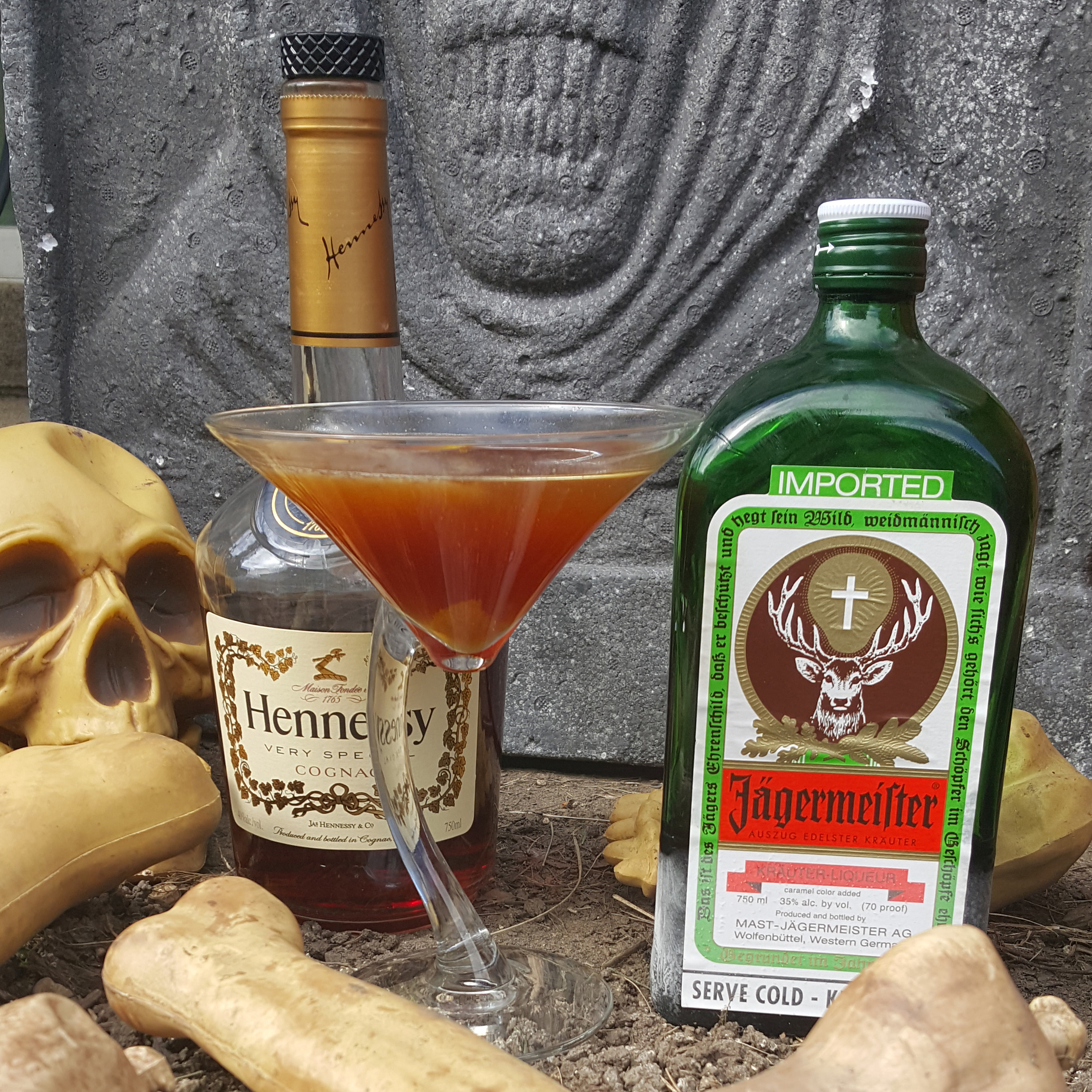 In honor of Dayton's Masquerage 2015, a Jagermeister cocktail. 