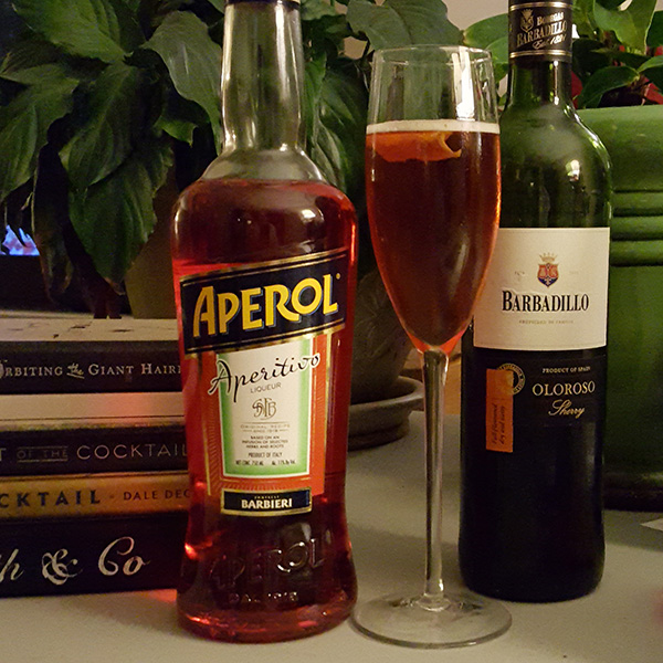 Aperol, sherry, and prosecco are three good points that make a great cocktail.