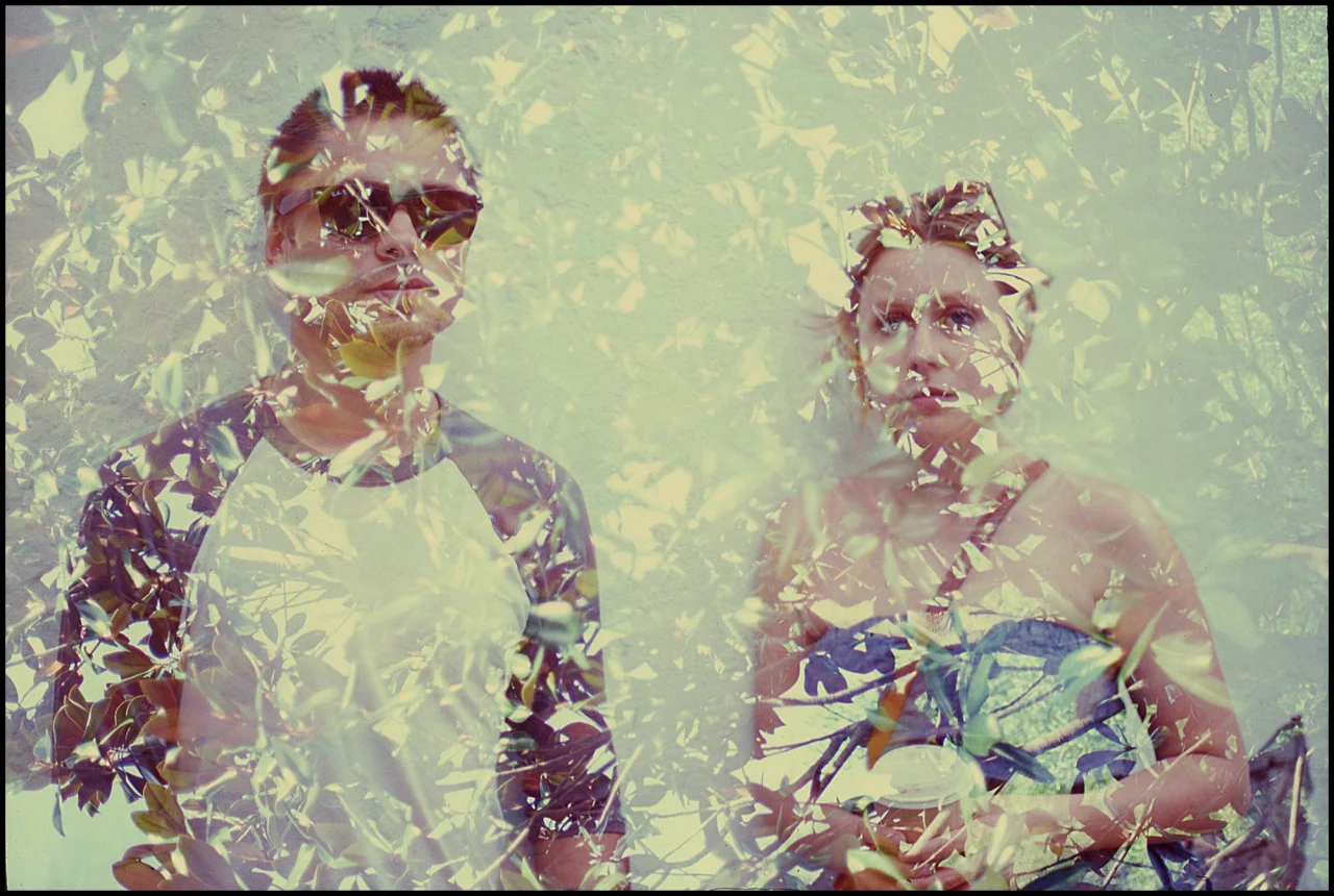 Siblings in Savannah - Double exposure
