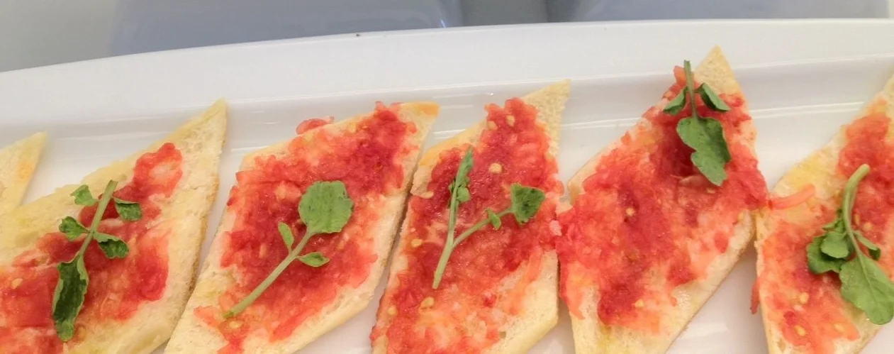 PAN CON TOMATO If you happen to have some bruised tomatoes that are about to turn bad, don’t despair - try this Spanish classic.