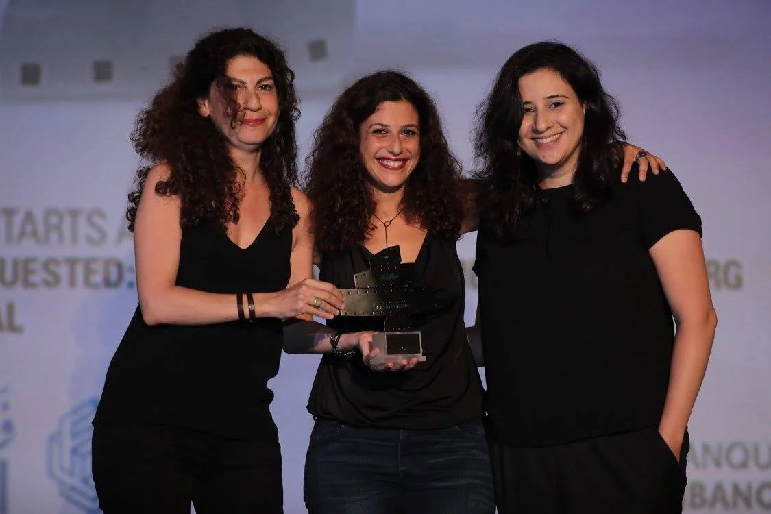 (From L to R) Cynthia Zaven, Rana Eid and Lama Sawaya