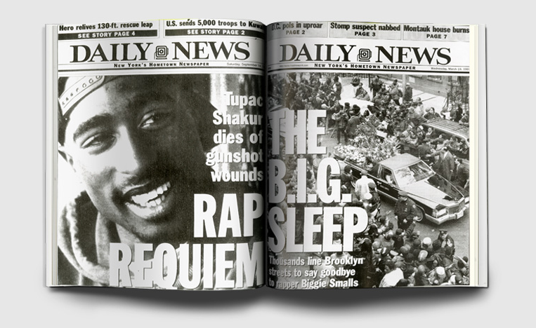 New York Daily News, Tupac: Getty Images New York Daily News, Notorious B.I.G.: Getty Images