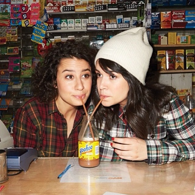 Seriously ❤️ you @broadcity @ilanusglazer @abbijacobson ! Super fun shoot w/ @yopeteryang for @massappeal issue 54. Can't wait for season 2! #SQ