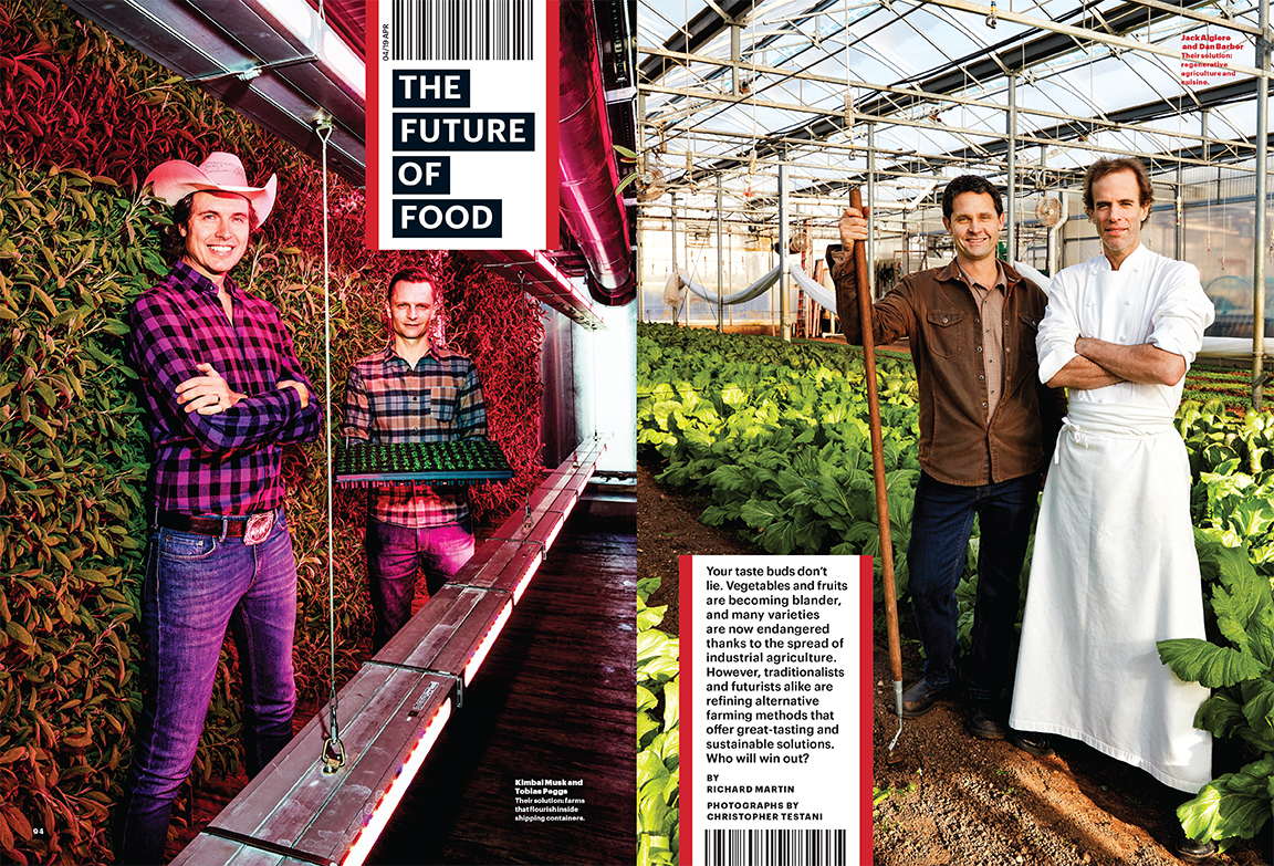 Men's Health: Future of Food- Kimbal Musk, Tobias Peggs, Jack Algiere & Dan Barber