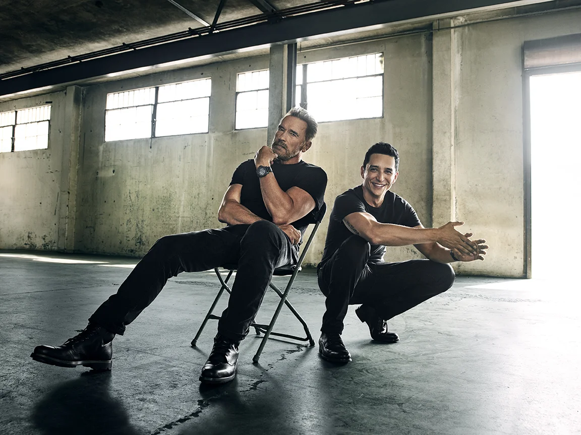 Arnold Schwarzenegger & Gabriel Luna
