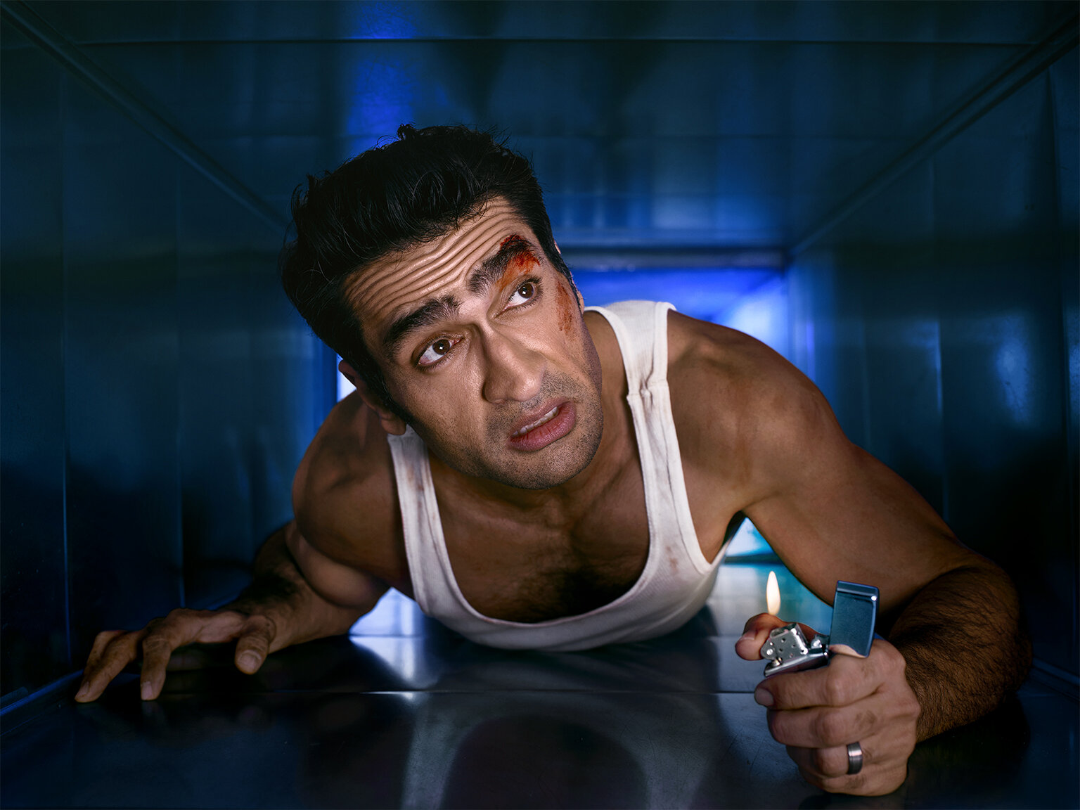 Kumail Nanjiani as John McClane in Die Hard