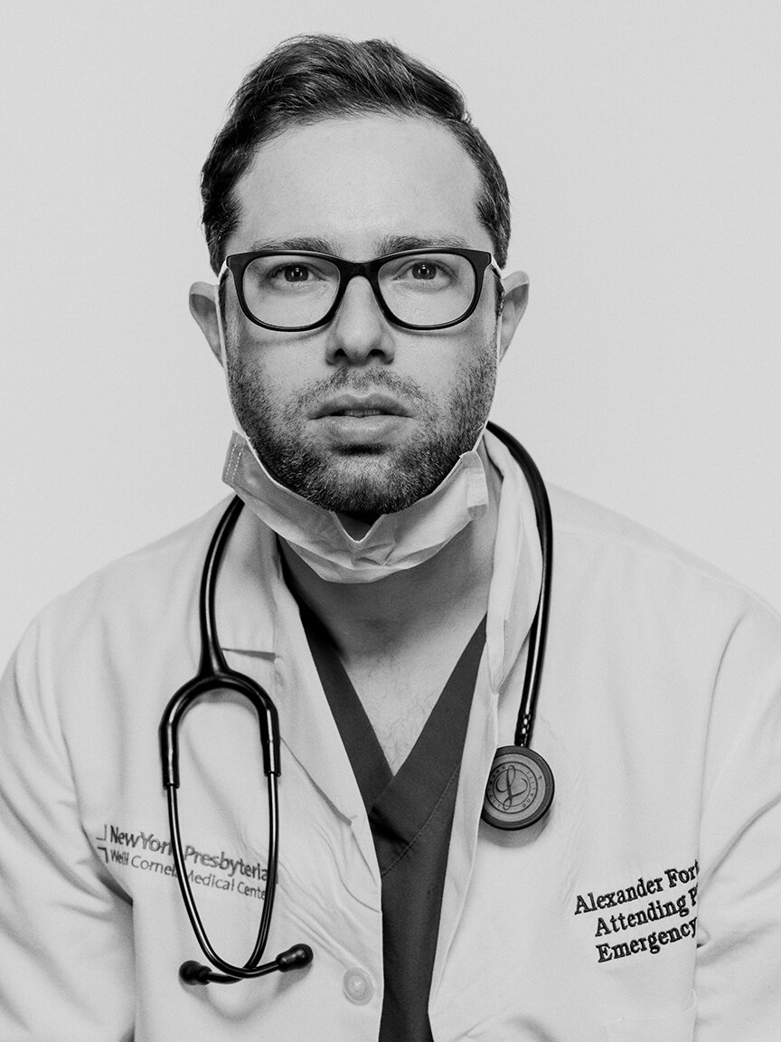 Alexander Fortenko, 33, M.D., Emergency-medicine physician