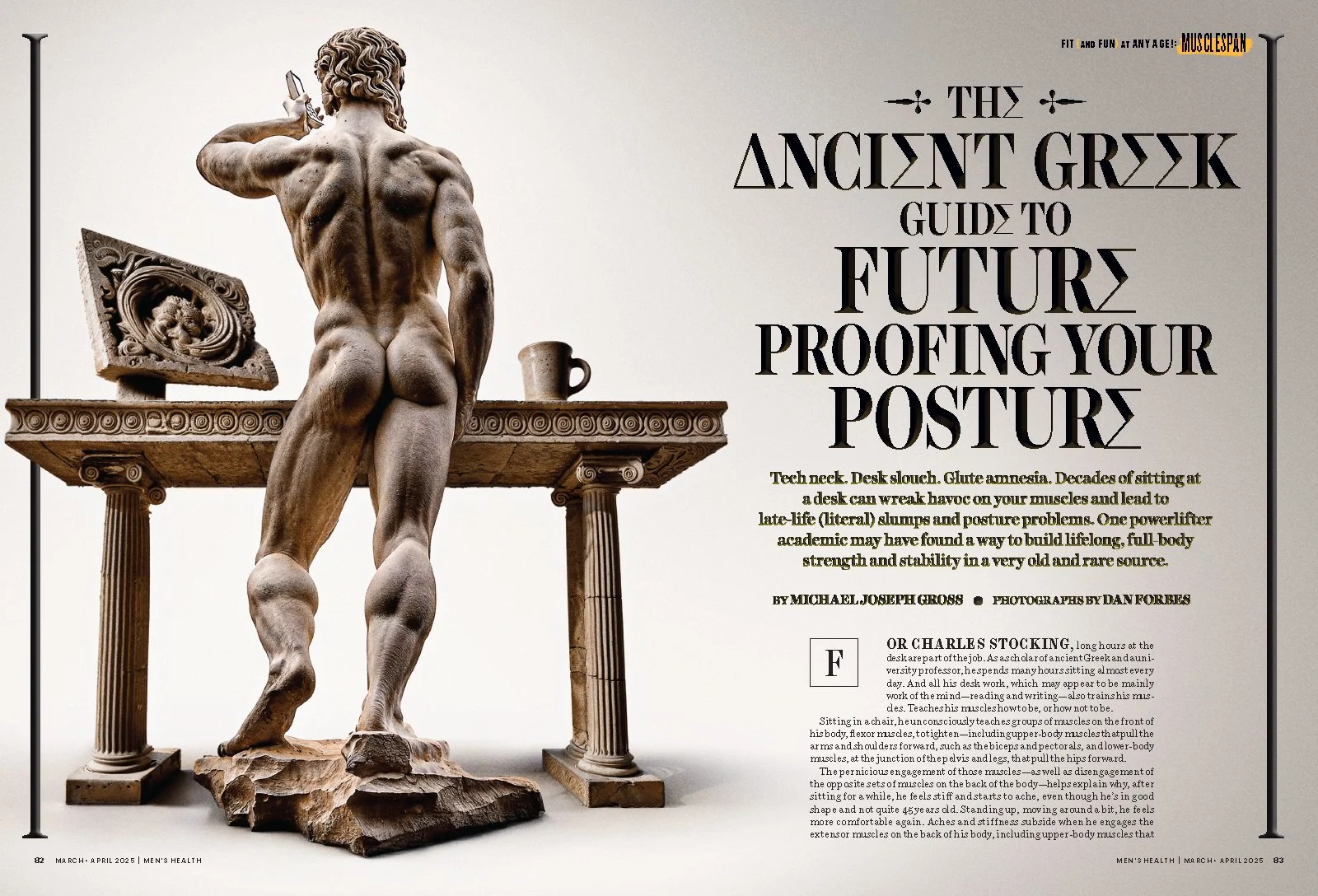 Men's Health: Ancient Greek Guide to Future Proofing Your Posture