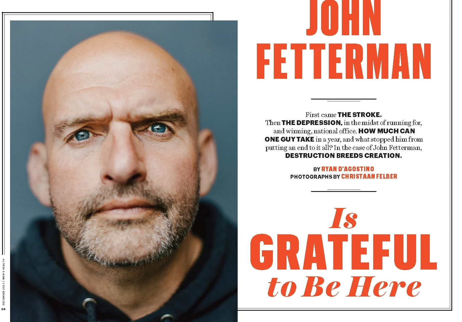 Men's Health: John Fetterman