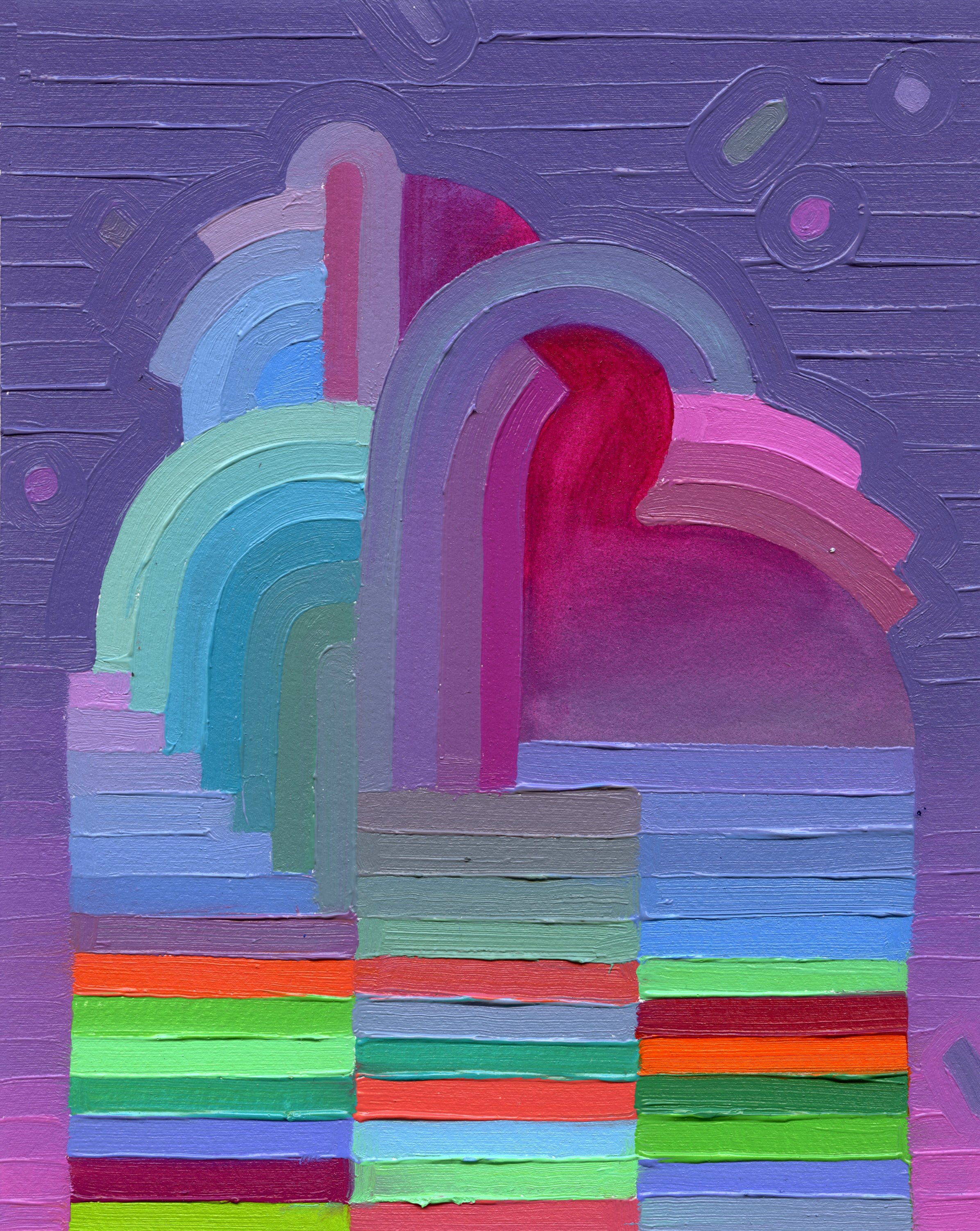 Magenta Multi Tower