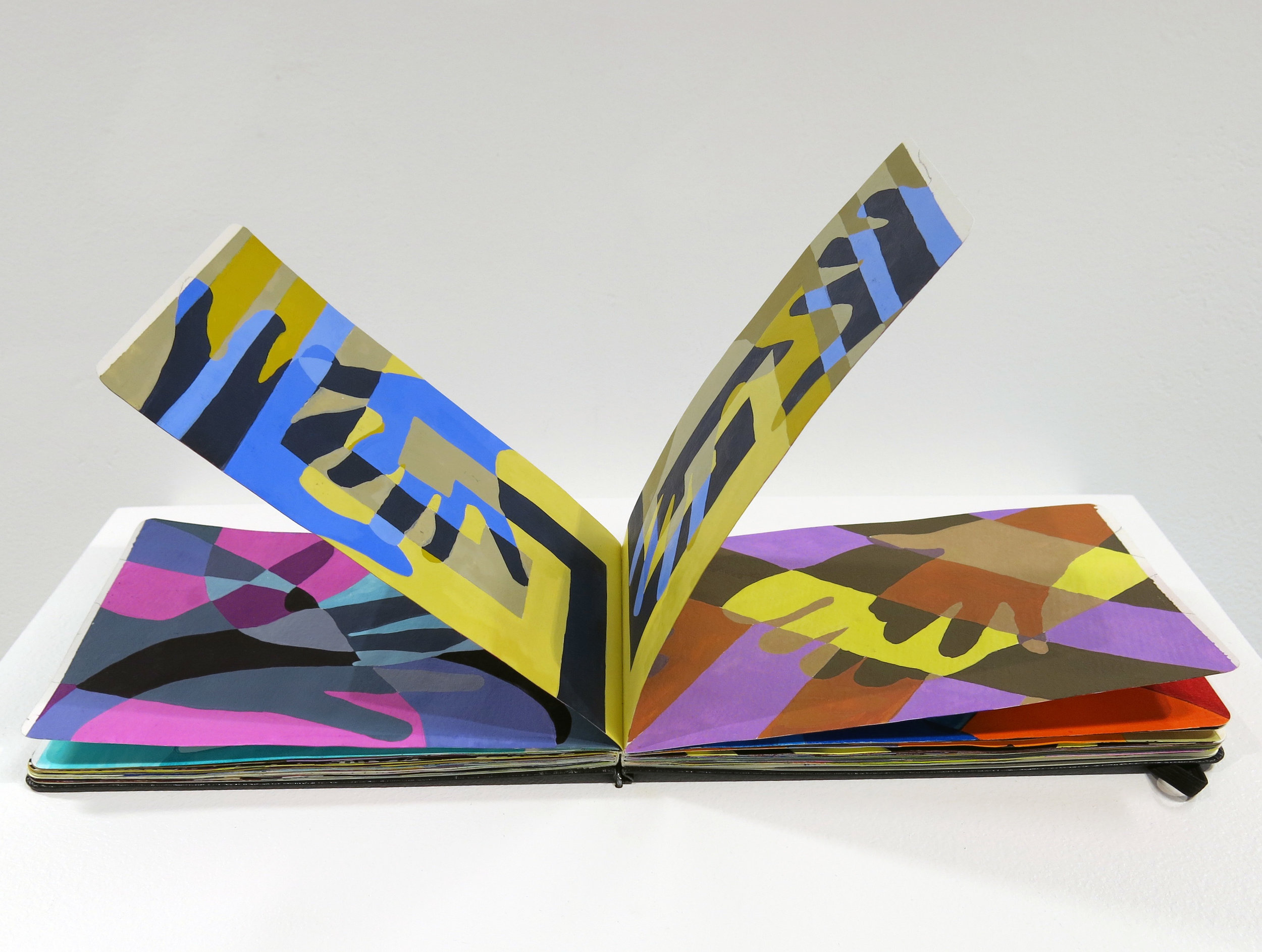 Sketchbook no. 4, 2016 - 17. Moleskine watercolor sketchbook, 8.25 by 5 inches. 