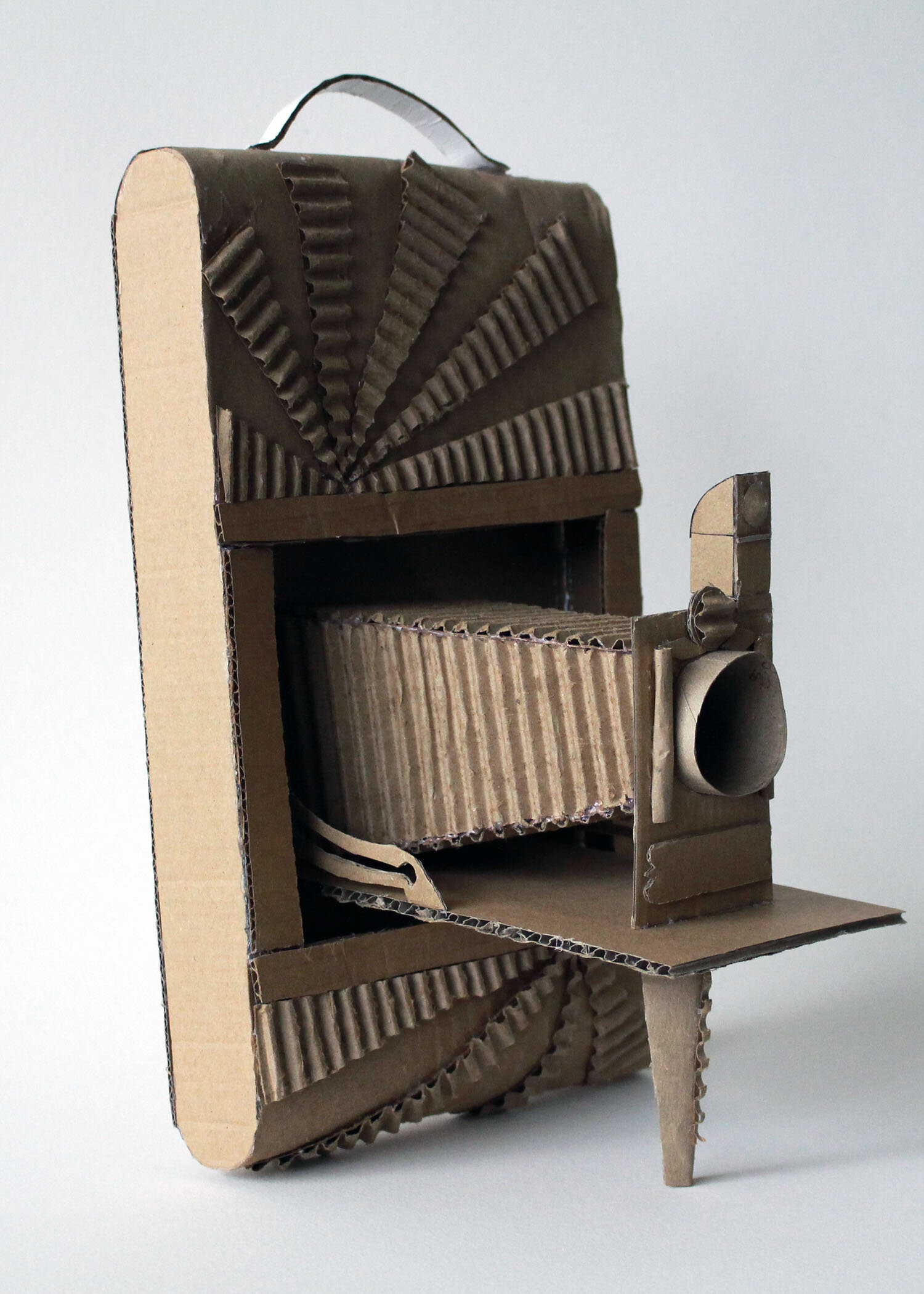  Taline Norsigian,  Cardboard Sculptures.  Cardboard, hot glue, 10 by 8 by 4 inches. Kingswood Oxford, Fall 2016, Intro to Studio Art.  