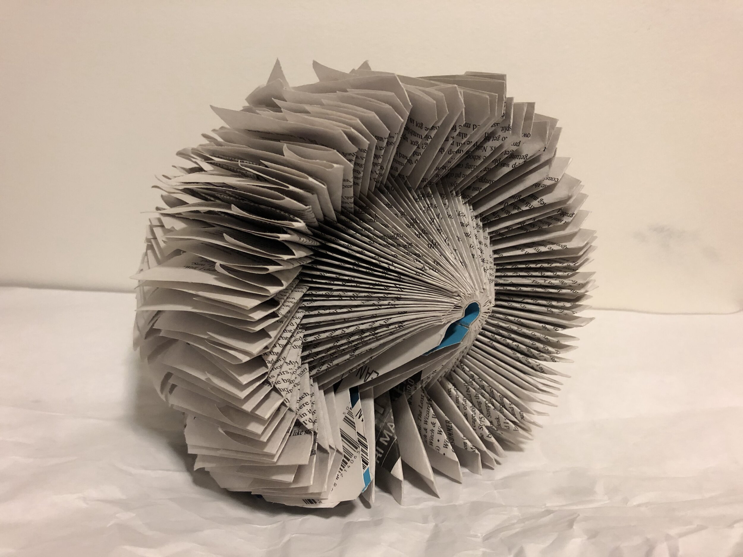  Katherine Keller, Book Volume Project, Altered book. University of New Haven, Spring 2018, 3D Design.  