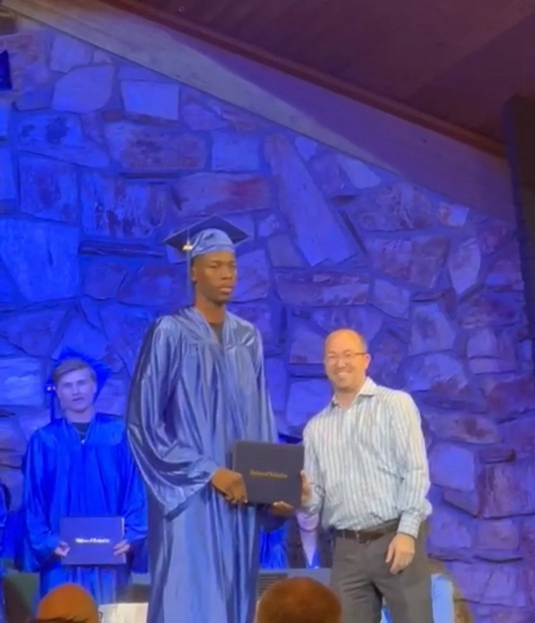  Mario Bennett , V.P. of Bridgewater Academy, has assisted Makhan's move to Arizona from France where he played for three seasons. A native of Dakar, Senegal, Makhan played the past two seasons at Bella Vista Prep in Scottsdale, Arizona. The 6-foot-1