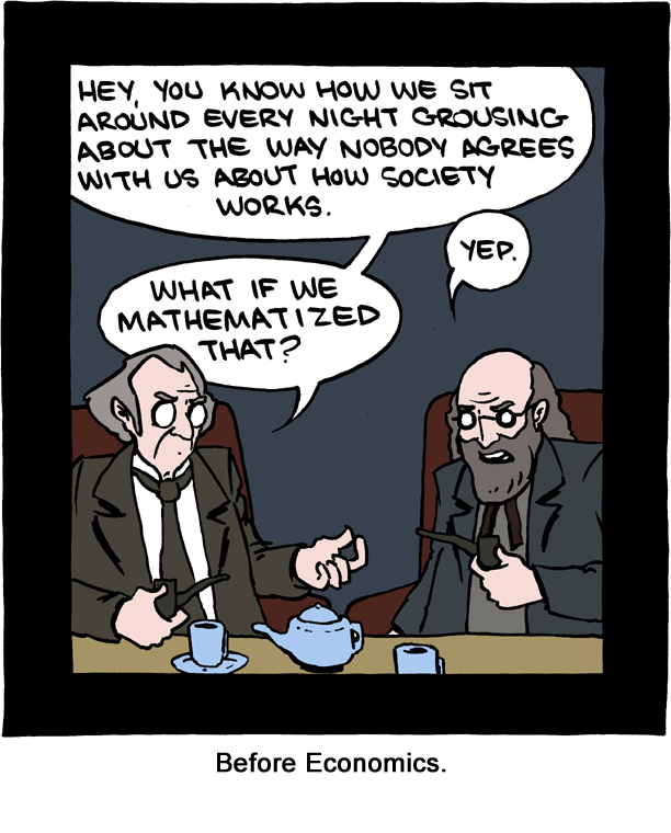 Economics: where philosophy meets math