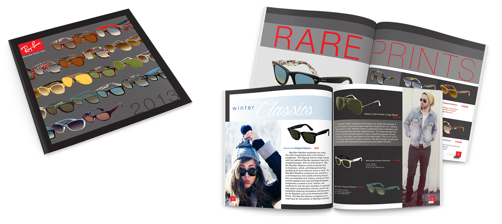 Ray Ban catalog (concept)