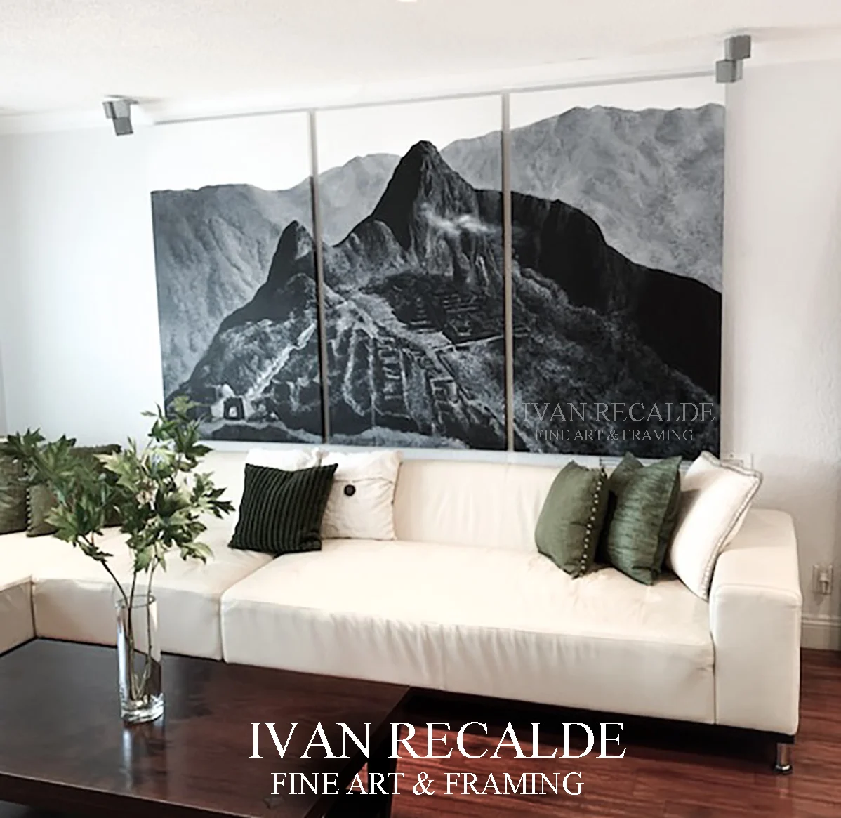 Machu Picchu Rediscovered DEC 2018 Original acrylic painting on 3 separate canvases. CLICK TO BUY PRINT