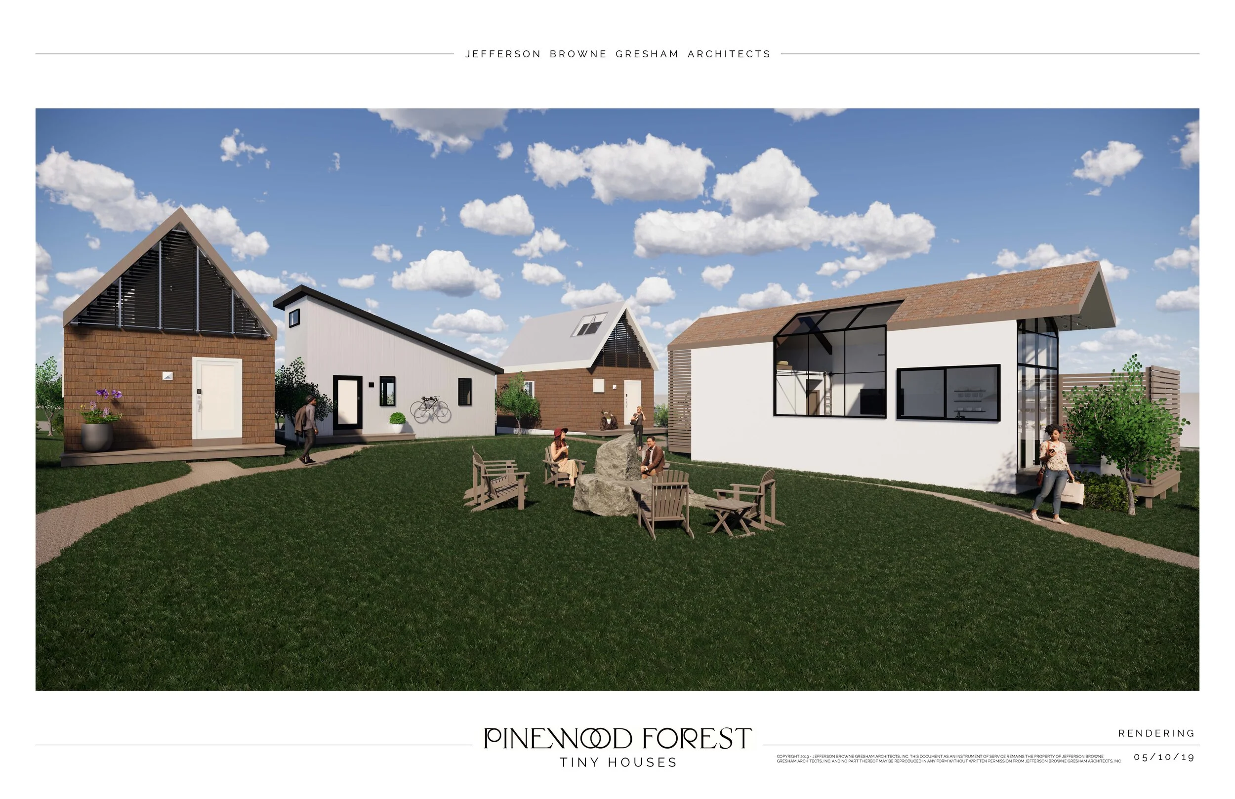 PINEWOOD FOREST MICRO VILLAGE — JEFFERSON BROWNE GRESHAM ARCHITECTS