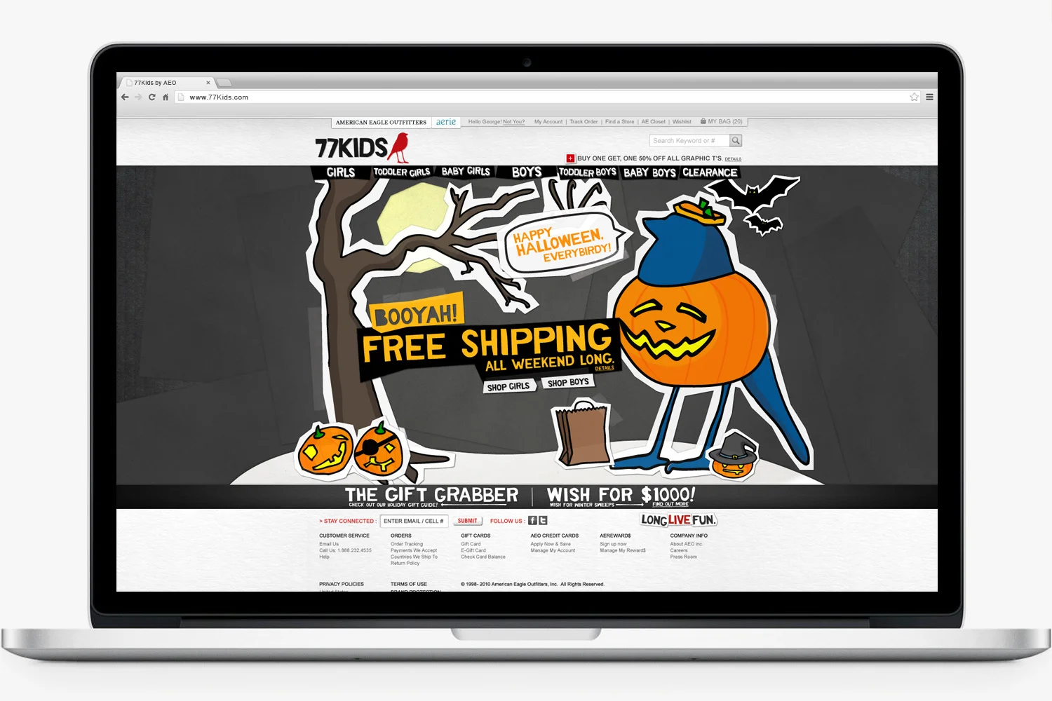 77kids by american eagle website