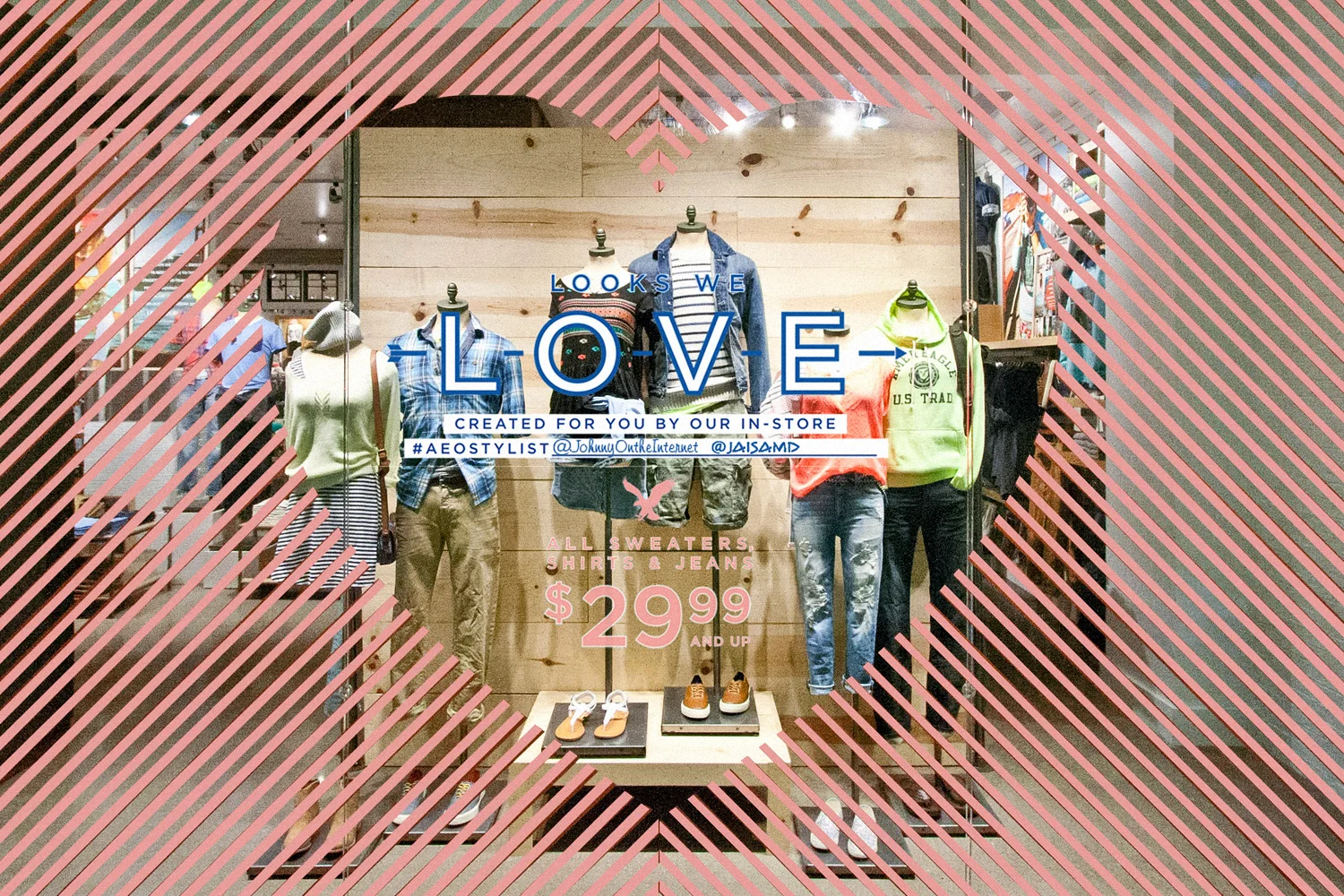 AEO Window Display