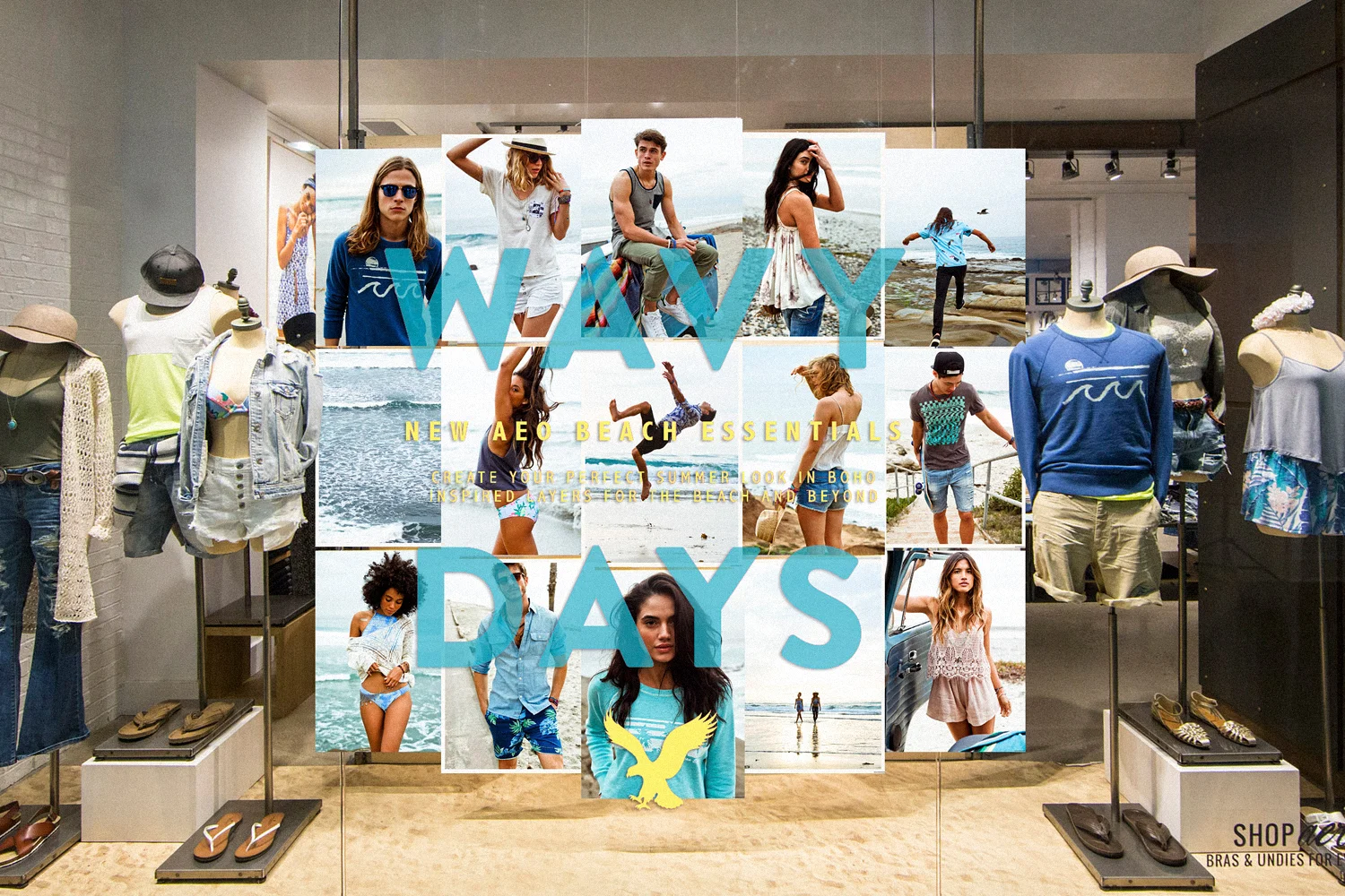 AEO Men's Window Display