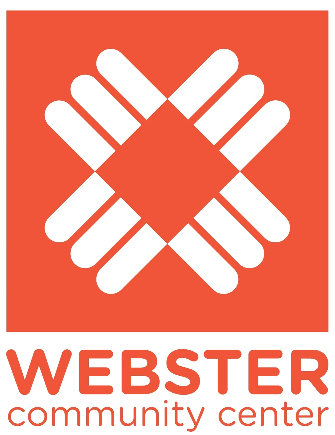 Webster Community Center logo designed by Piper Lehto, Zak Plaxton and Elizabeth Suchocki. 