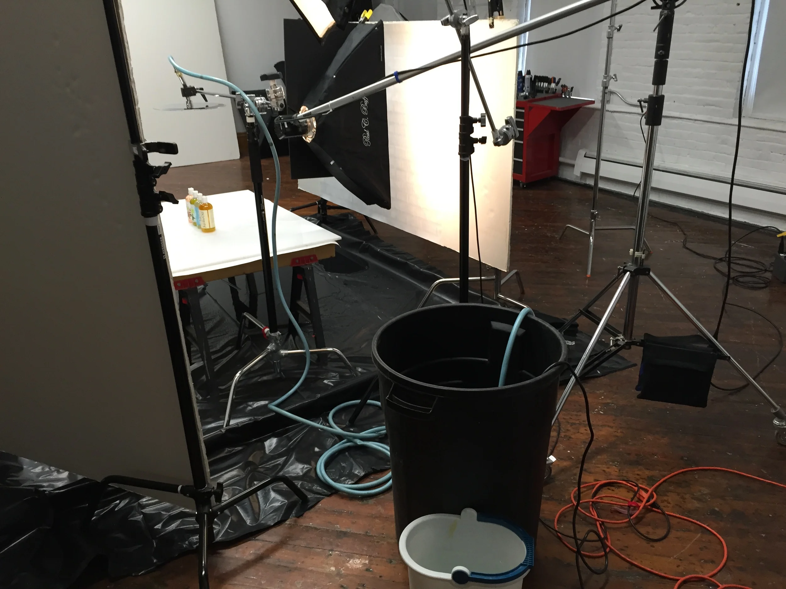 OH bucket of water.