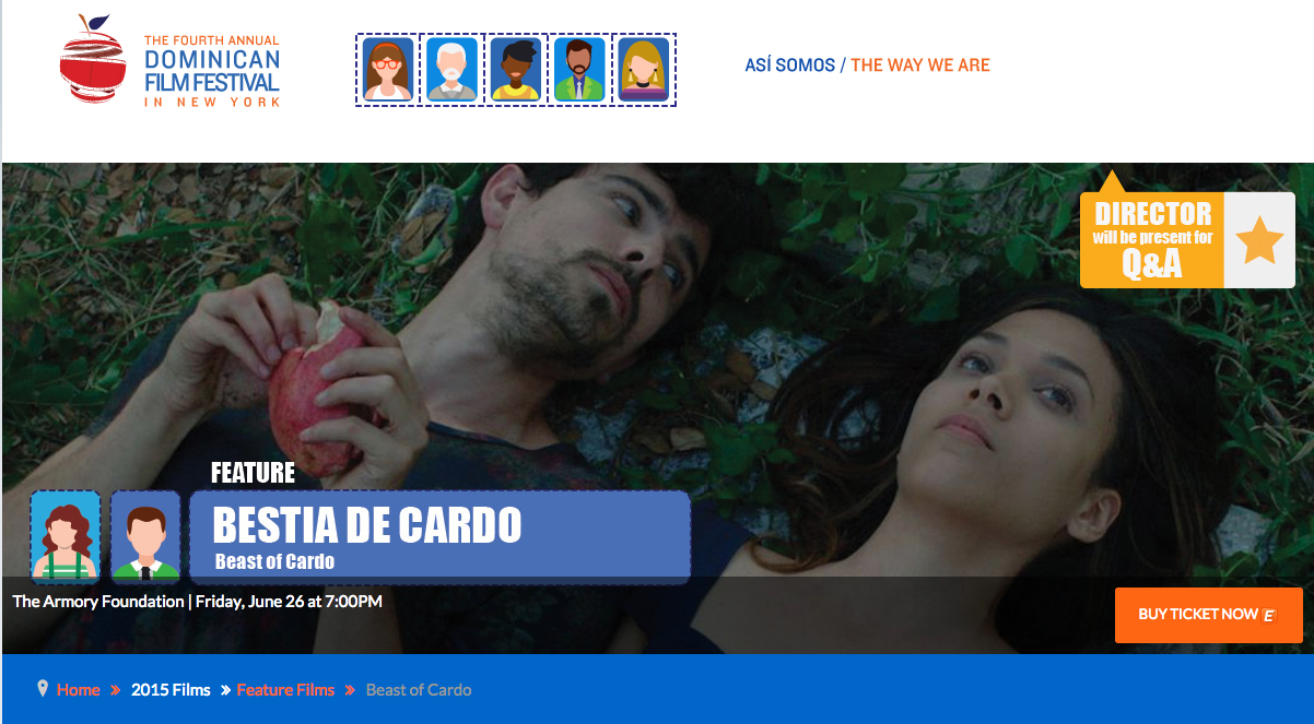 Official selection at the Dominican Film Festival in New York!