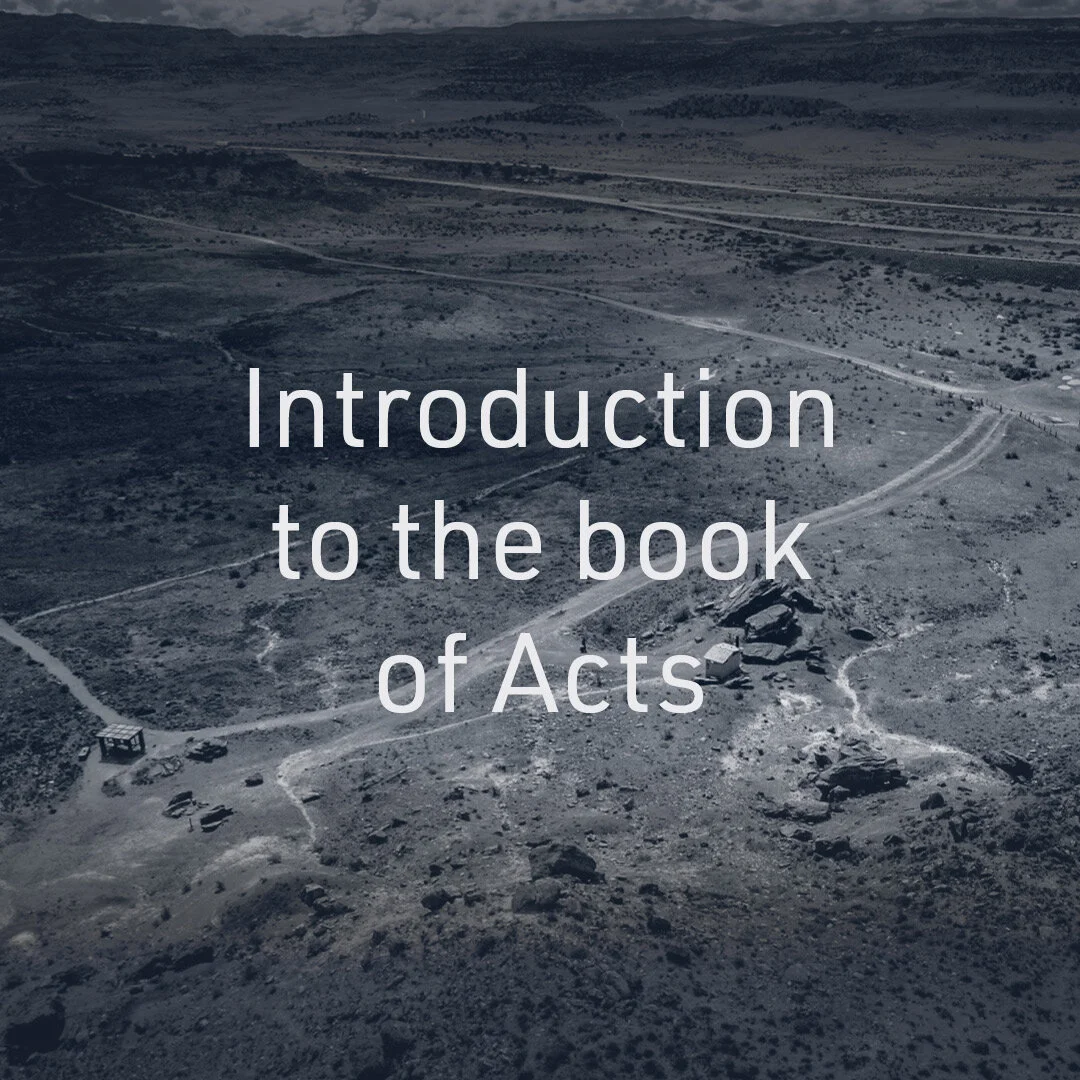 Introduction to the book of Acts