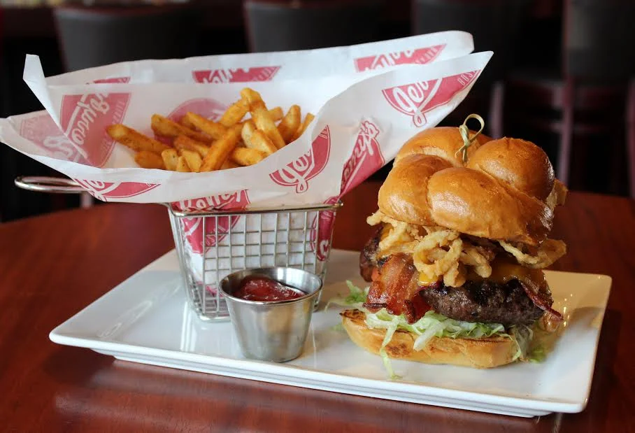  Jerry Remy's - Remy Burger – cheddar, bacon, crispy onions, Remy roll 