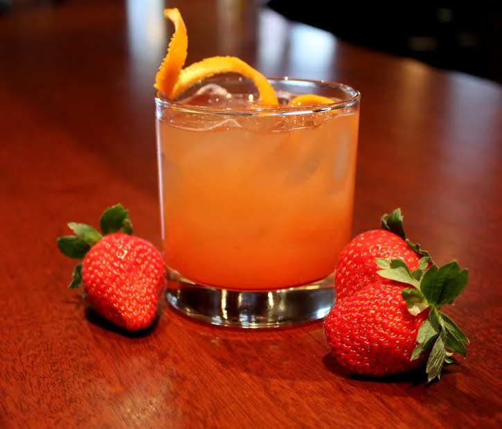 Strawberry New Fashioned