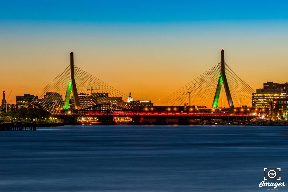 Thursday night 617 Images captured this amazing sunset over the Zakim Bridge.