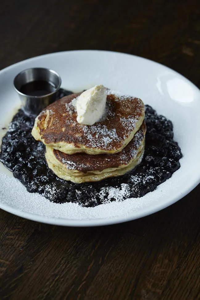 Blueberry Pancakes from City Tap House