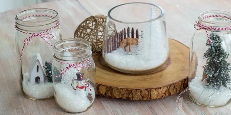 Mason Jar Snow Globe Makin' Party