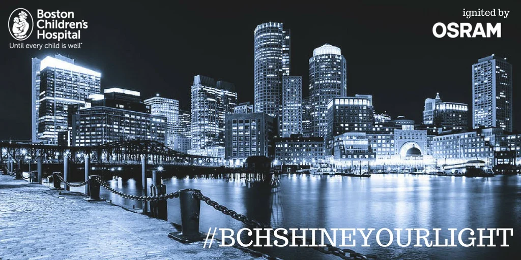 Boston lights up blue for Boston Children's Hospital