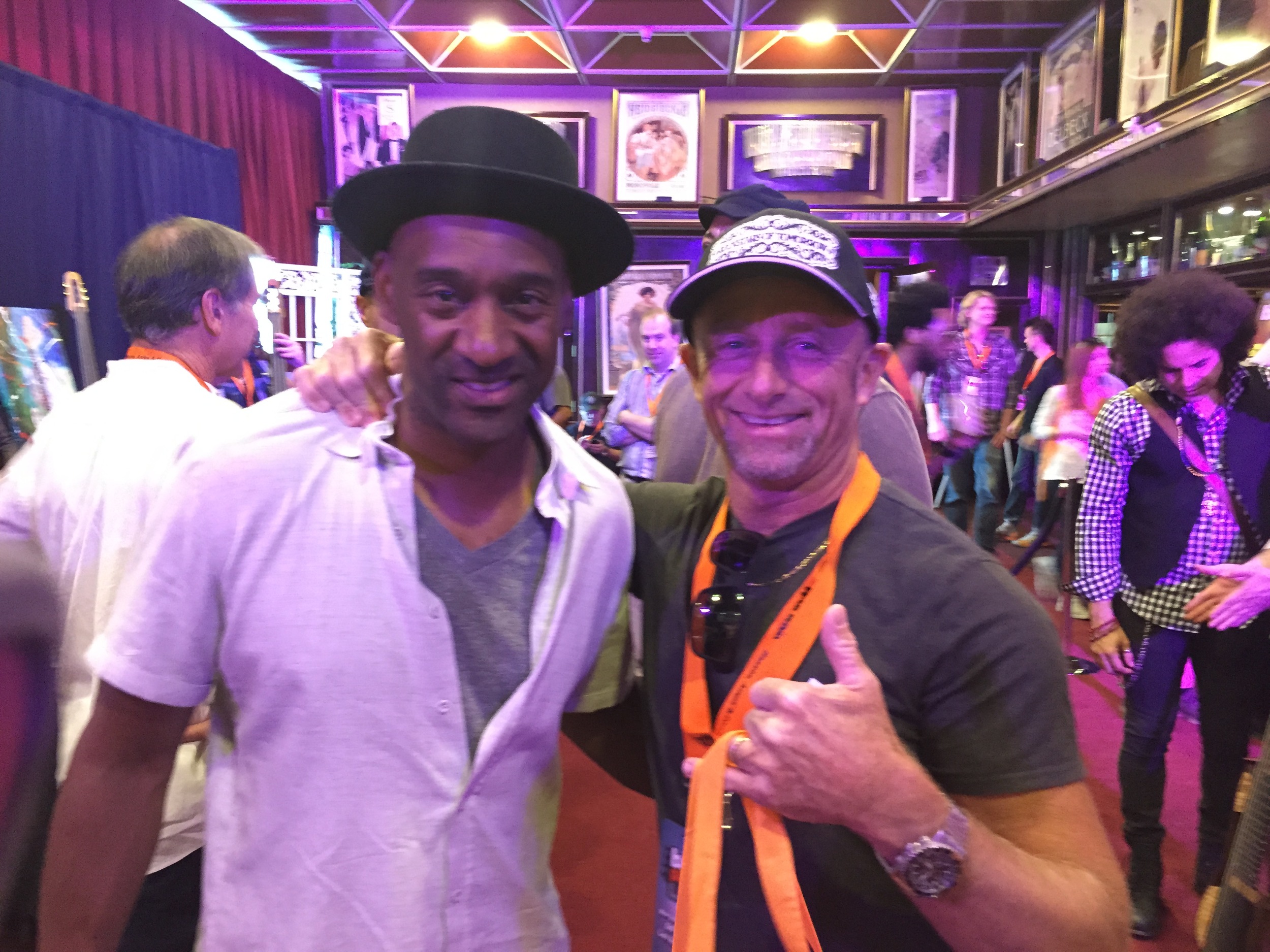 Rok Academy Owner Brad Cummings with Mr. Marcus Miller!
