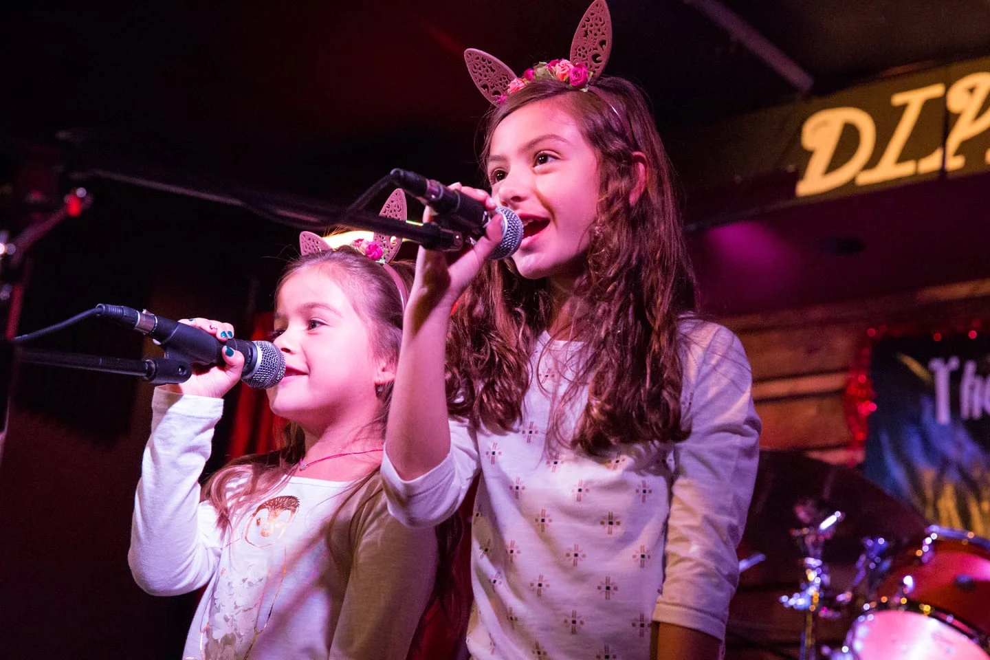 Cassidy and Savannah roking the Christmas party!