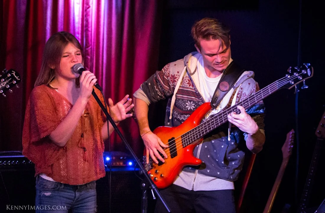 Lily and Bassist Conor Murray...