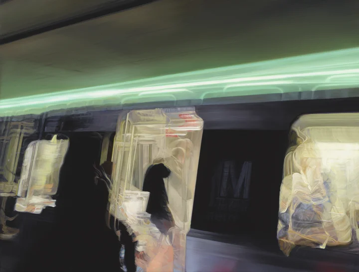 D.C. Metro III , oil on panel, 27 x 36 inches , 2012 (private collection)