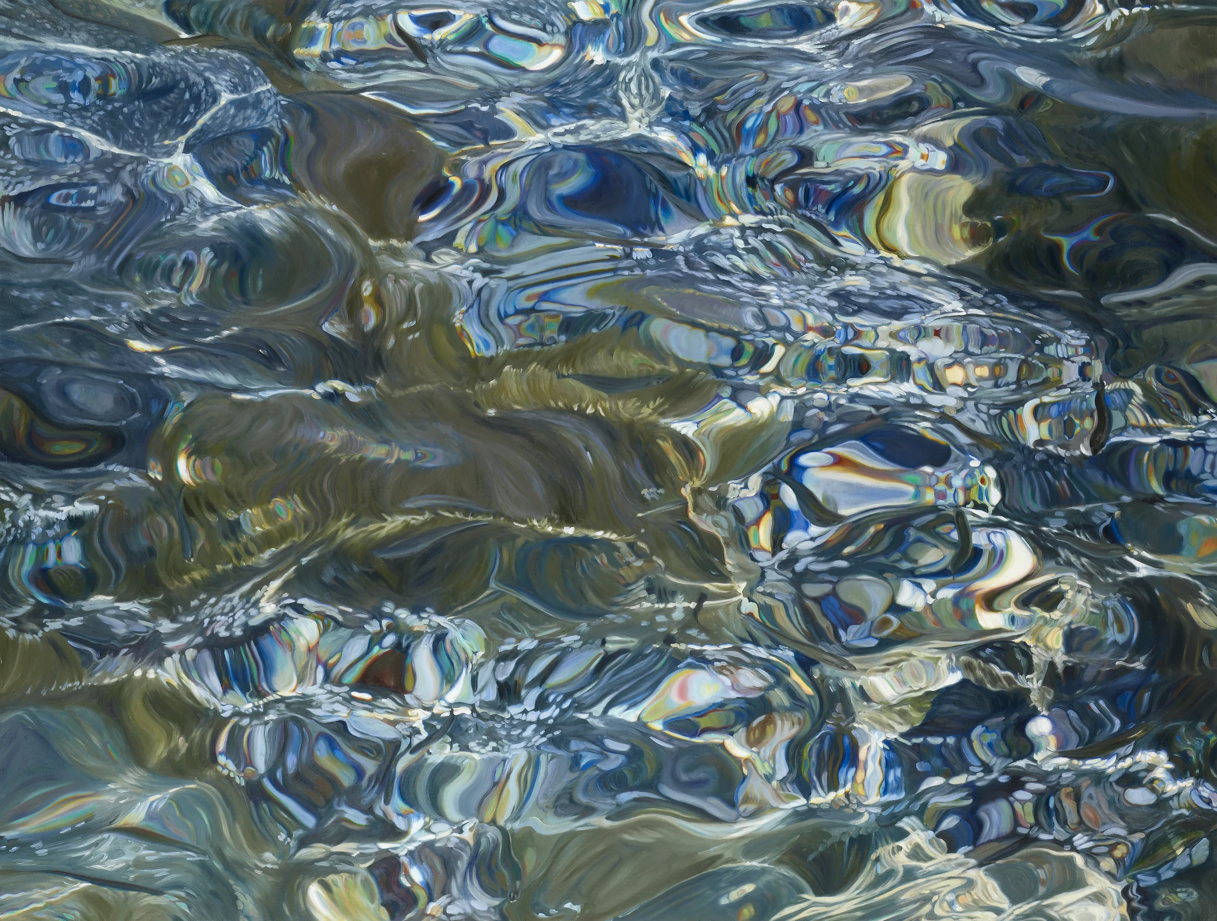 Agios Ioannis sto Kastri I , oil on linen, 35.5 x 47.25 inches, 2008 (private collection)