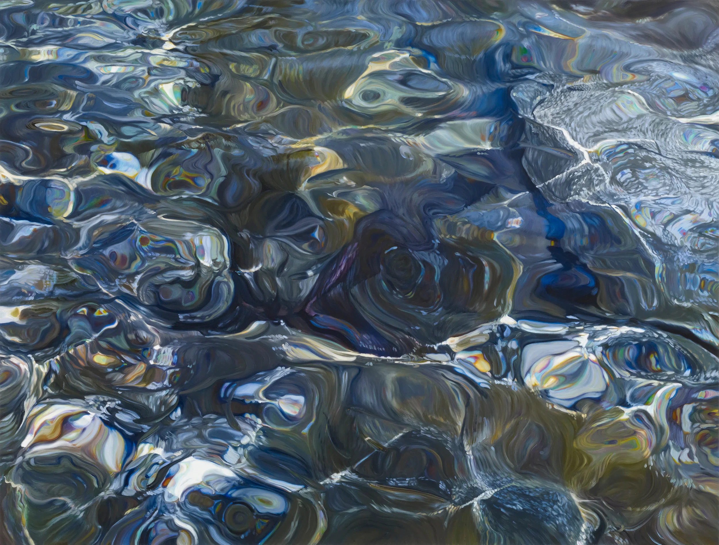 Agios Ioannis sto Kastri III , oil on linen, 35.5 x 47.25 inches, 2008 (private collection)