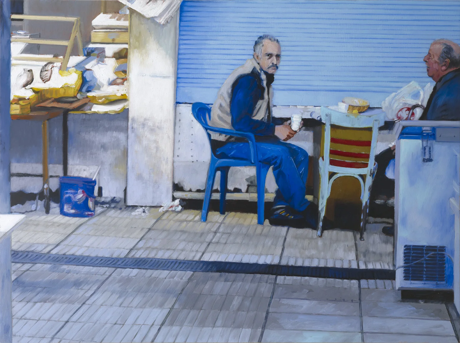 Modiano Market I , oil on panel, 11.75 x 15.75 inches, 2009