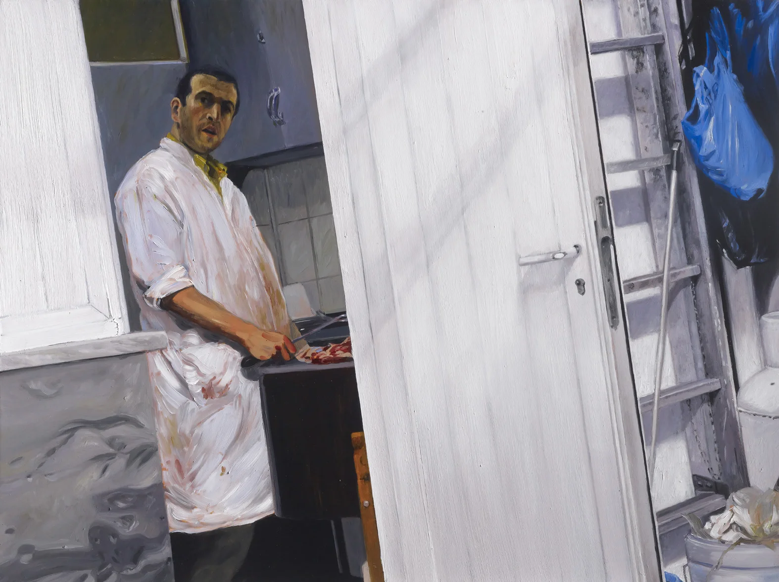 Modiano Market II , oil on panel, 11.75 x 15.75 inches, 2009